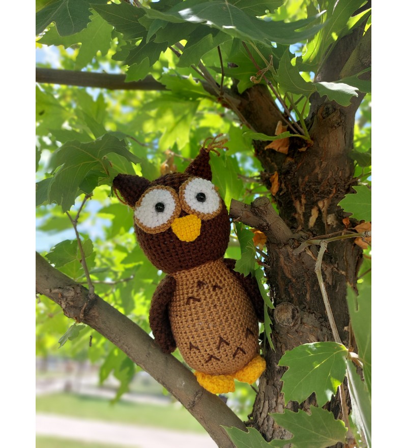 Handmade toy. Owl