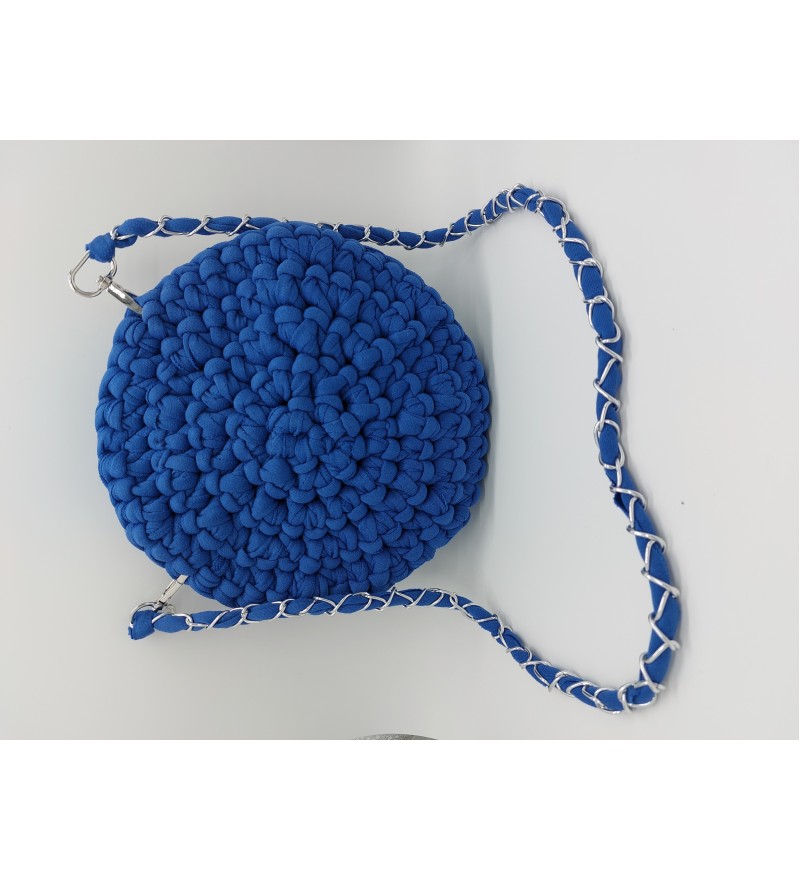 Handmade blue bag